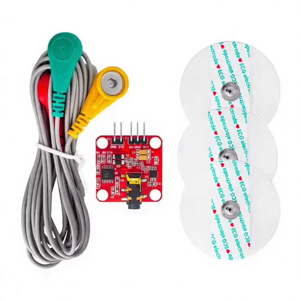 Electromyography Sensor Acquisition Module Muscle Signal Detector Electronic Circuit Kit For Arduino Biological Research Tool