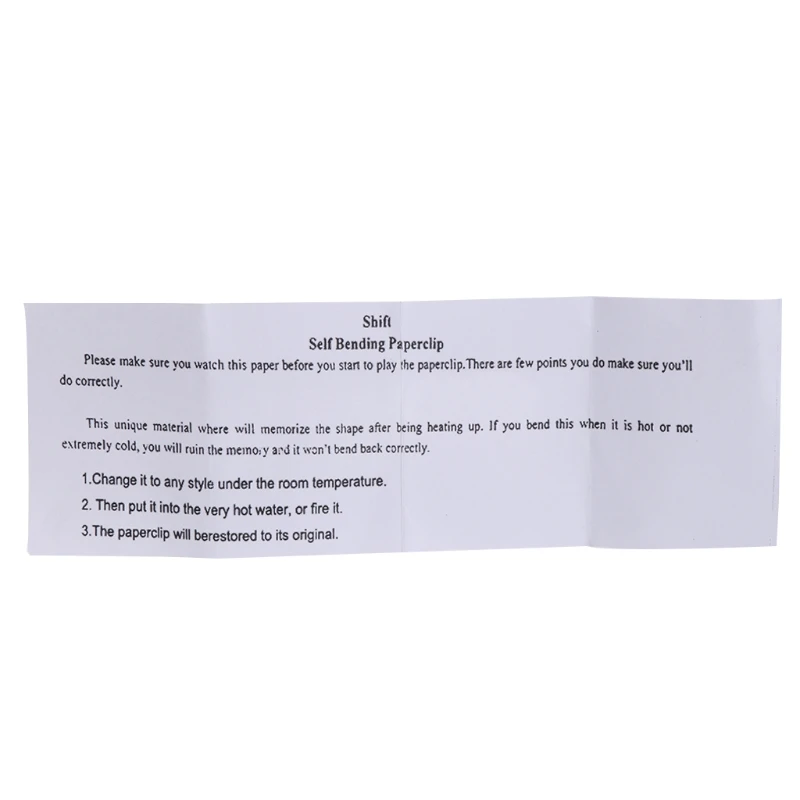 Lustige Nitinol-Büroklammer für magische, lustige Accessoires, Partygeschenk für kreatives Zubehör, Kinder/Erwachsene, lindern Langeweile – Detail 5