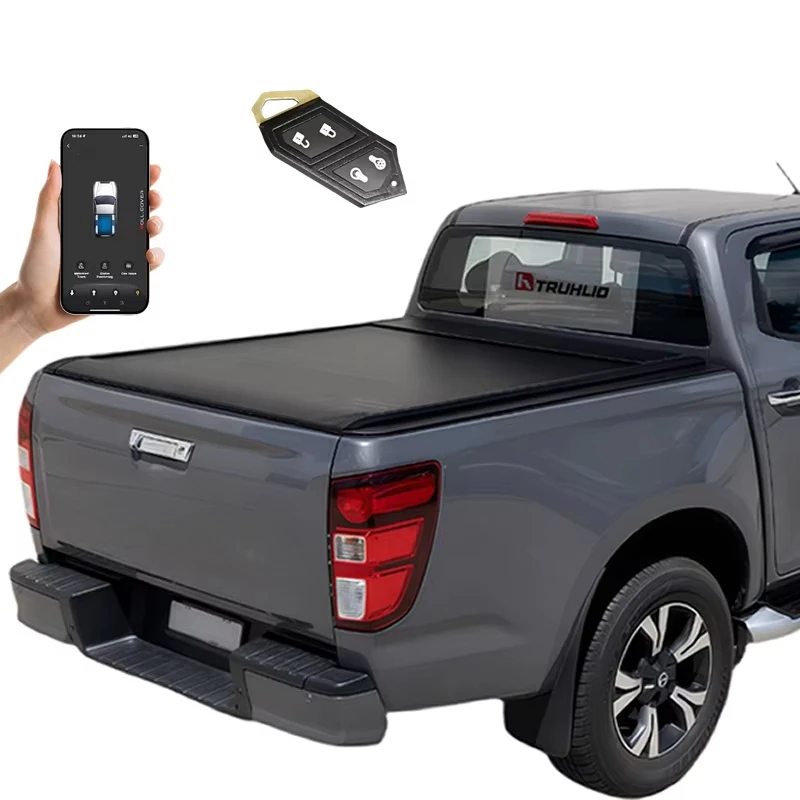 

BT50 Electric Tonneau Cover Waterproof Remote Control Roller Shutter Aluminum Alloy Truck Bed Cover with Locking Function