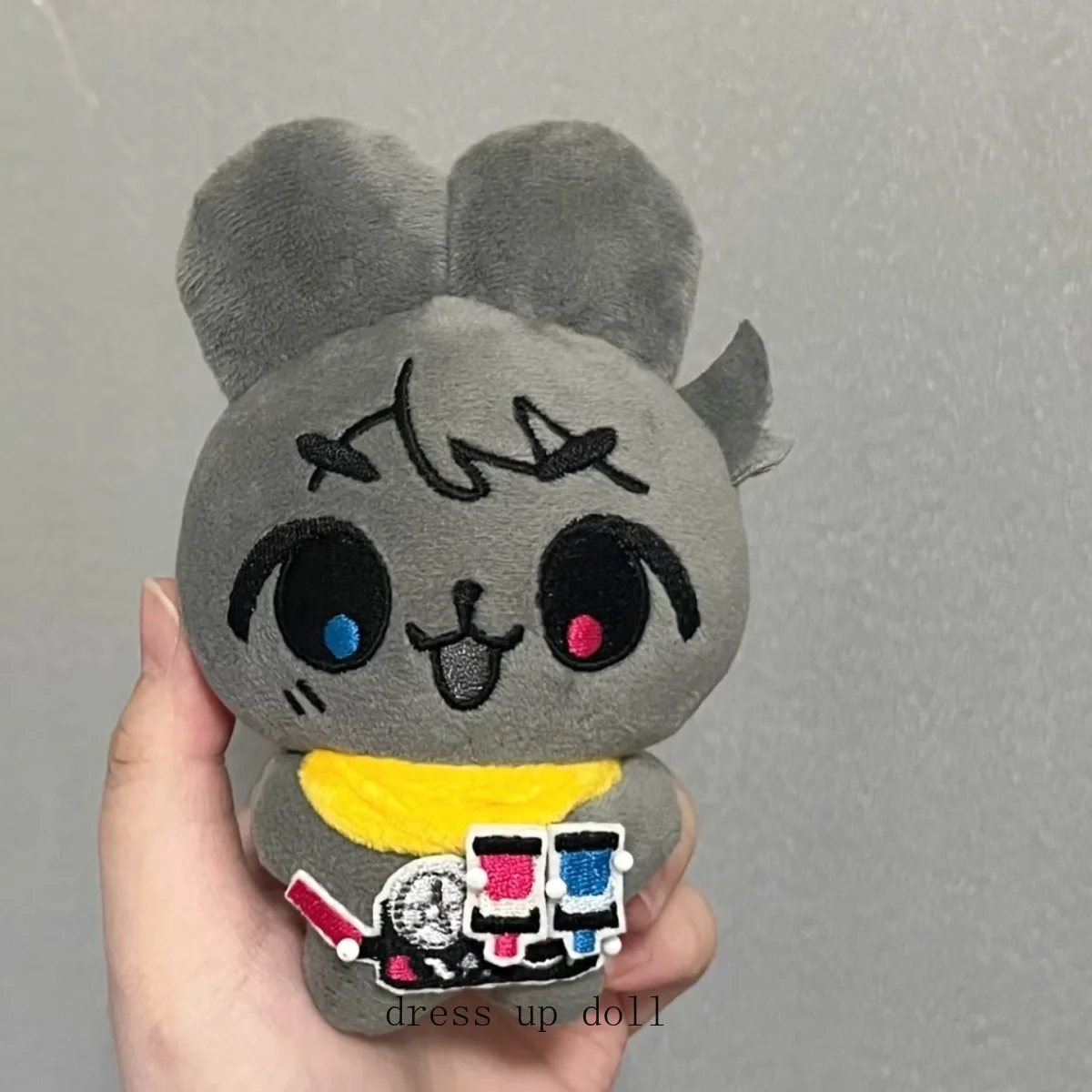 

10CM Sento Kiryu Ryuga Banjo Anime Cute Plush Doll Print Body Figures Dolls Bag Charm Pendant Keychain Toy Plushie Mascot Gift