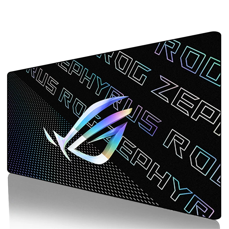 Mouse Pad R-ROG Black and white esports Desk Mat Large Gamer Mousepad Computer Keyboard Pad Gaming Accessories Rubber Mousepad