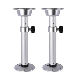 RV Aluminum Alloy Movable Rotatable Adjustable Telescopic  Table Leg Mount Bracket Stowable Caravan Camper Trailer Accessories