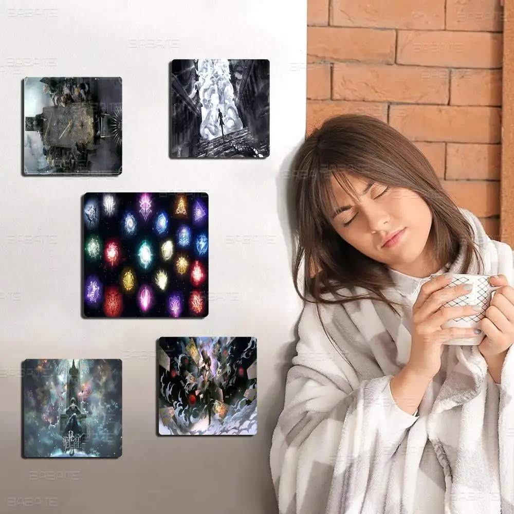 Anime L-Lord Of M-Mysteries Fridge Magnet Creative Square Refrigerator Magnets Picture Kitchen Whiteboard Home Decoration Gifts