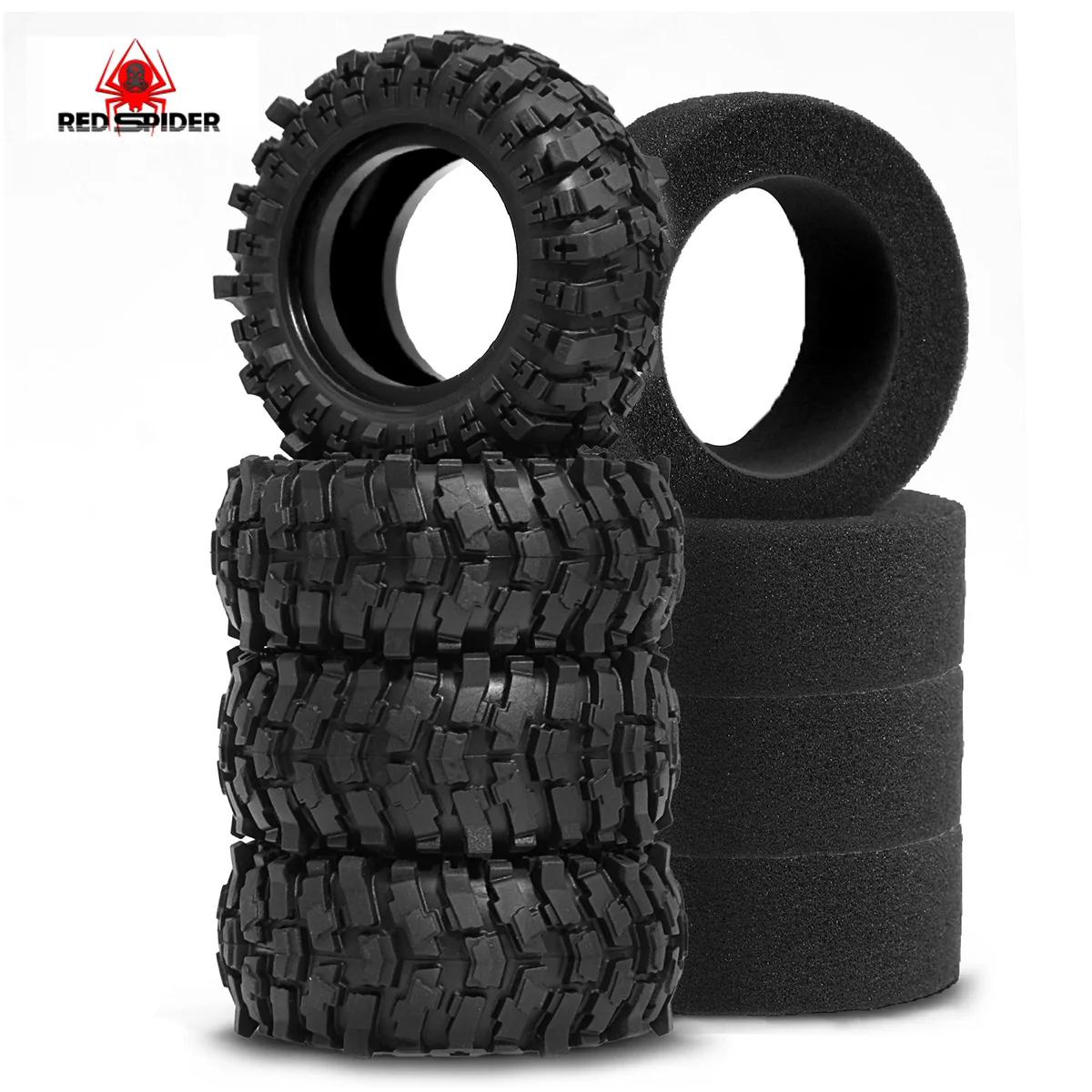 RS Red Spider 1/12 MJX H12P H12Y جهاز تحكم عن بعد 1/10 Rock Crawler، إطار بقطر 88 مم R270 #3