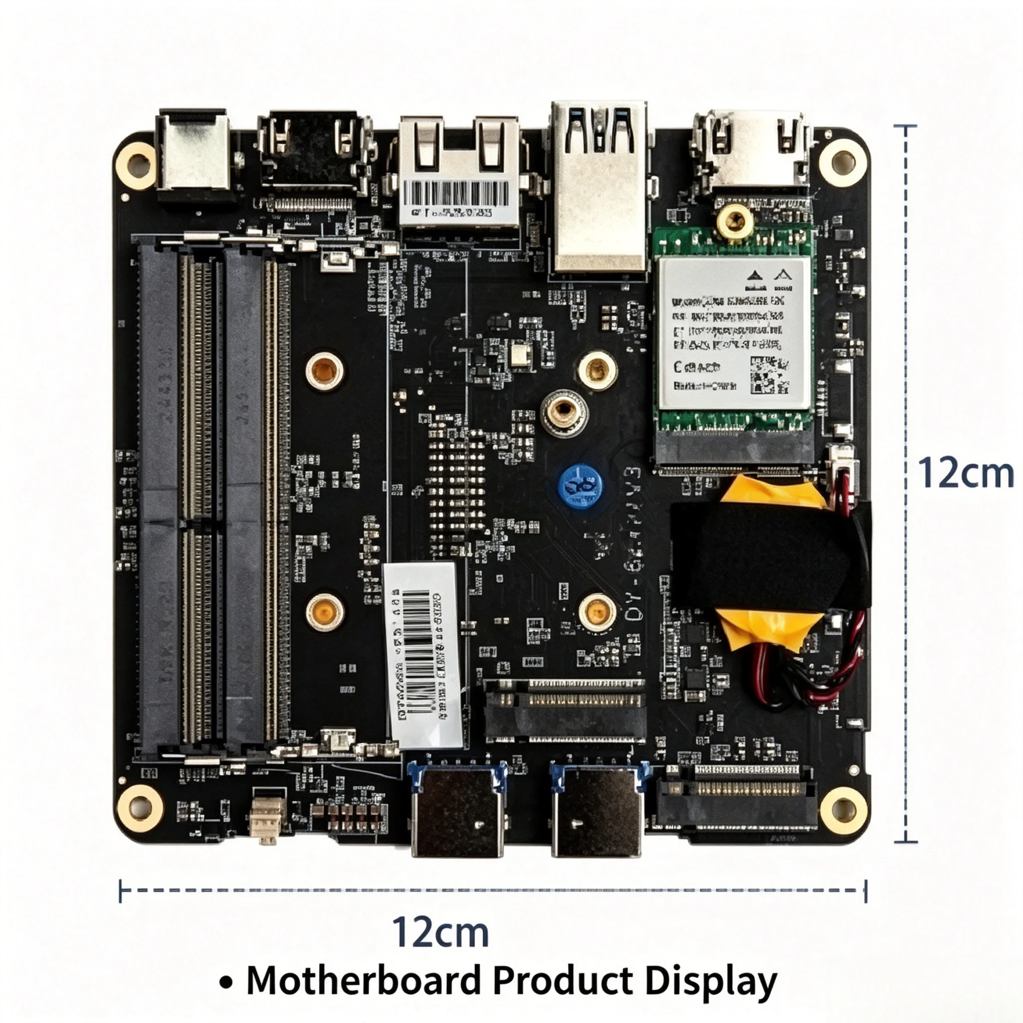 Fotografia 7: Mini Computador Industrial com Porta de Rede Dupla 5500U/5600H/5800H/5825U sem CPU