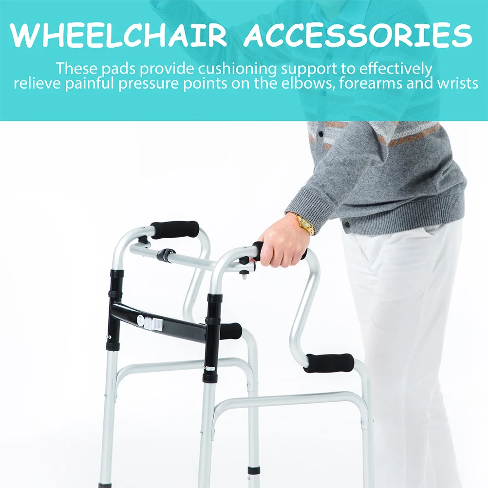 Wheelchair Armrest Pad Walker Cover Professional Grip Wheelchairs Handle Polyester Cushion Supply