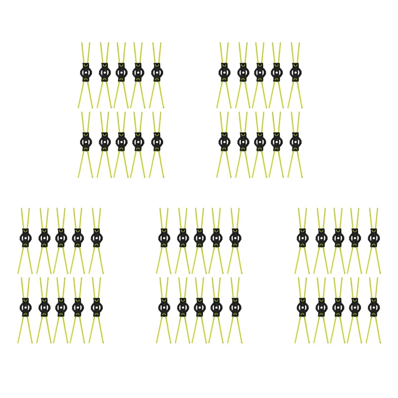 ABJN-50PCS جزازة قطع الحبل رؤوس جزازة الأعشاب الضارة فرشاة إزالة الطحلب الصدأ الحرة مقاومة للاهتراء جزازة عامة