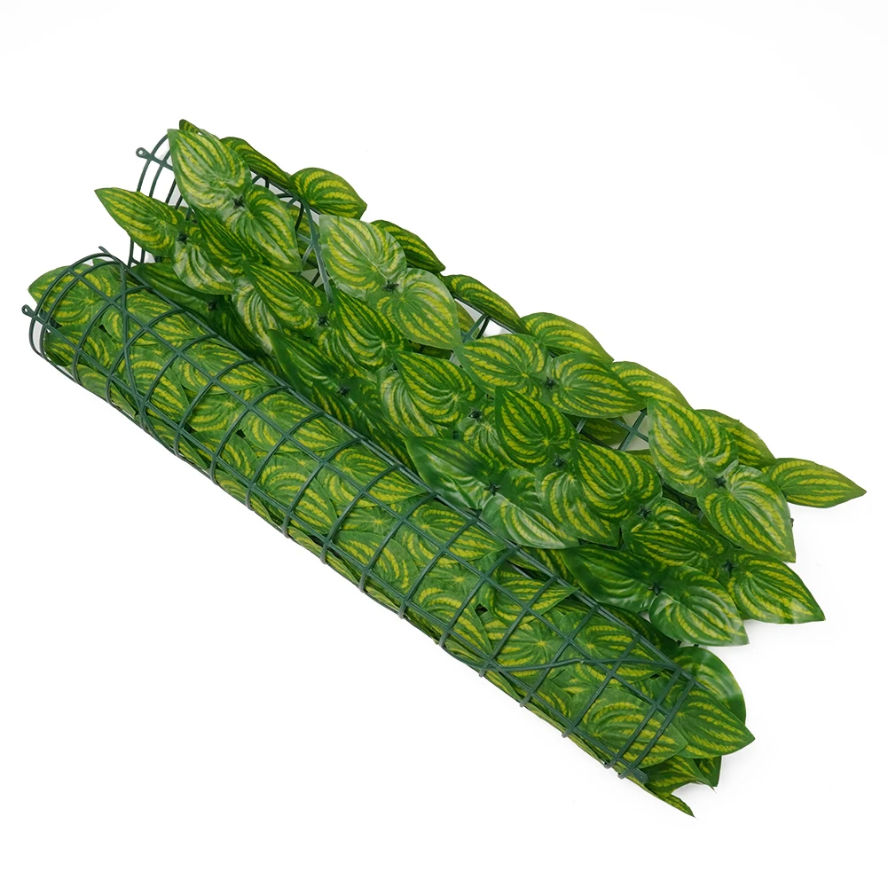 Verde Foglia Artificiale Privacy Recinzione Rotolo Parete Paesaggistica Recinzione Schermo Giardino Esterno Cortile Balcone Recinzione Complementi Arredo Casa 0.5x1m