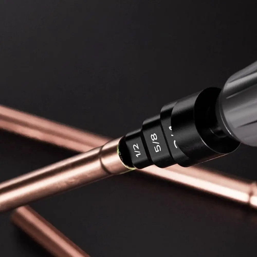 

2pcs Hexagonal Handle Copper Pipe Expander Drill Bit Swaging Tool Tube Expanding Tool Cr-V Flaring Tube Expander Air Conditioner