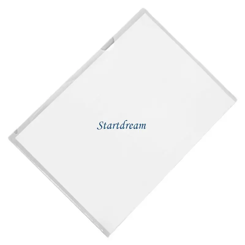 6 colori cartella a forma L cartella presentazione a 4 cartelle in plastica cartella file maniche in plastica per