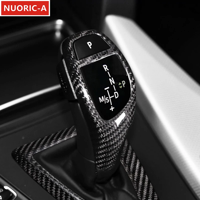 

Для BMW M2 M3 M4 M5 X5M X6M из настоящего углеродного волокна, автомобильная консоль, ручка переключения передач, рукав, крышка, отделка, аксессуары для интерьера, наклейка