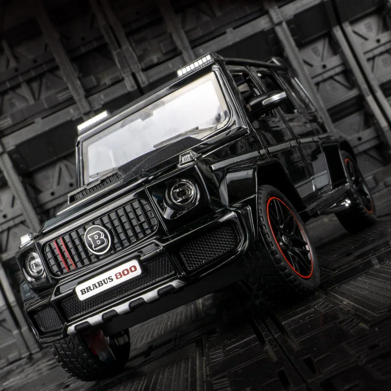 1:24 Mercedes Benz G800 Alloy Car Model Diecast Car Sound Light Car Lovers Collection Kids Birthday Gift Metal Boys Toys