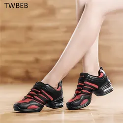 Women's Dance Shoes Soft Outsole Woman Breath Jazz Hip Hop Shoes Sports Sneakers Ladies Girl's Modern Jazz Dancing Shoes