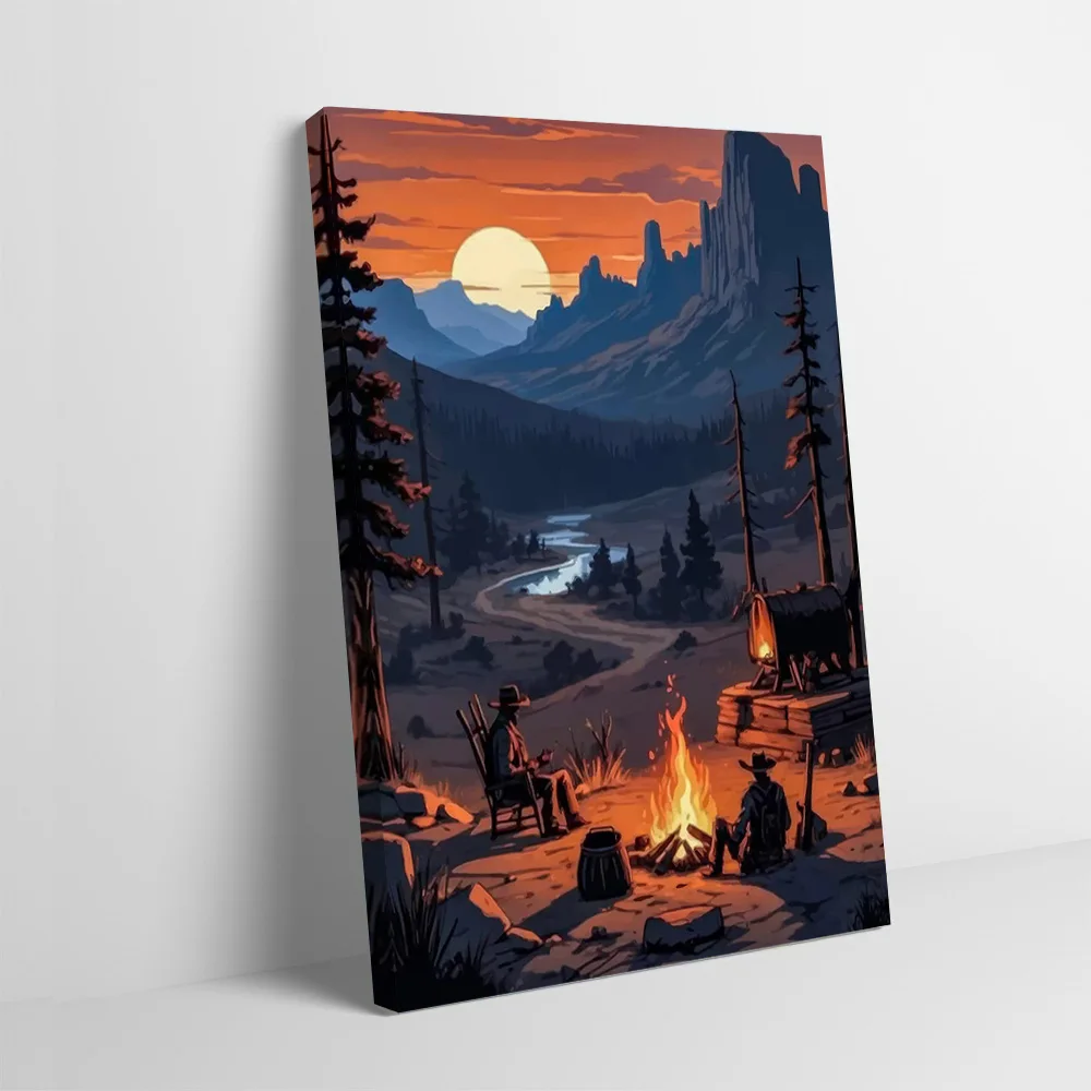 Arthur Red Dead Redemption affiche personnalisable toile imprimée peinture mur Art cadeau pour salle de bain décor chambre décorations