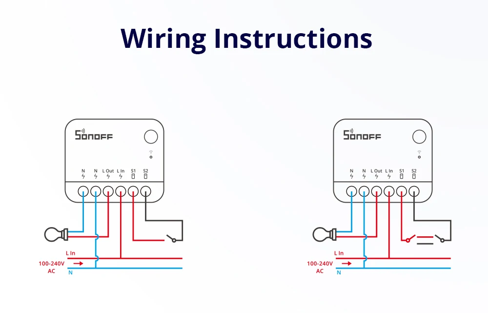 Sonoff Mini R4 Extreme WLAN Smart Switch mit externem Relaismodus für Ein-/Ausschaltsteuerung, kompatibel mit eWeLink und Alexa – Detail 14