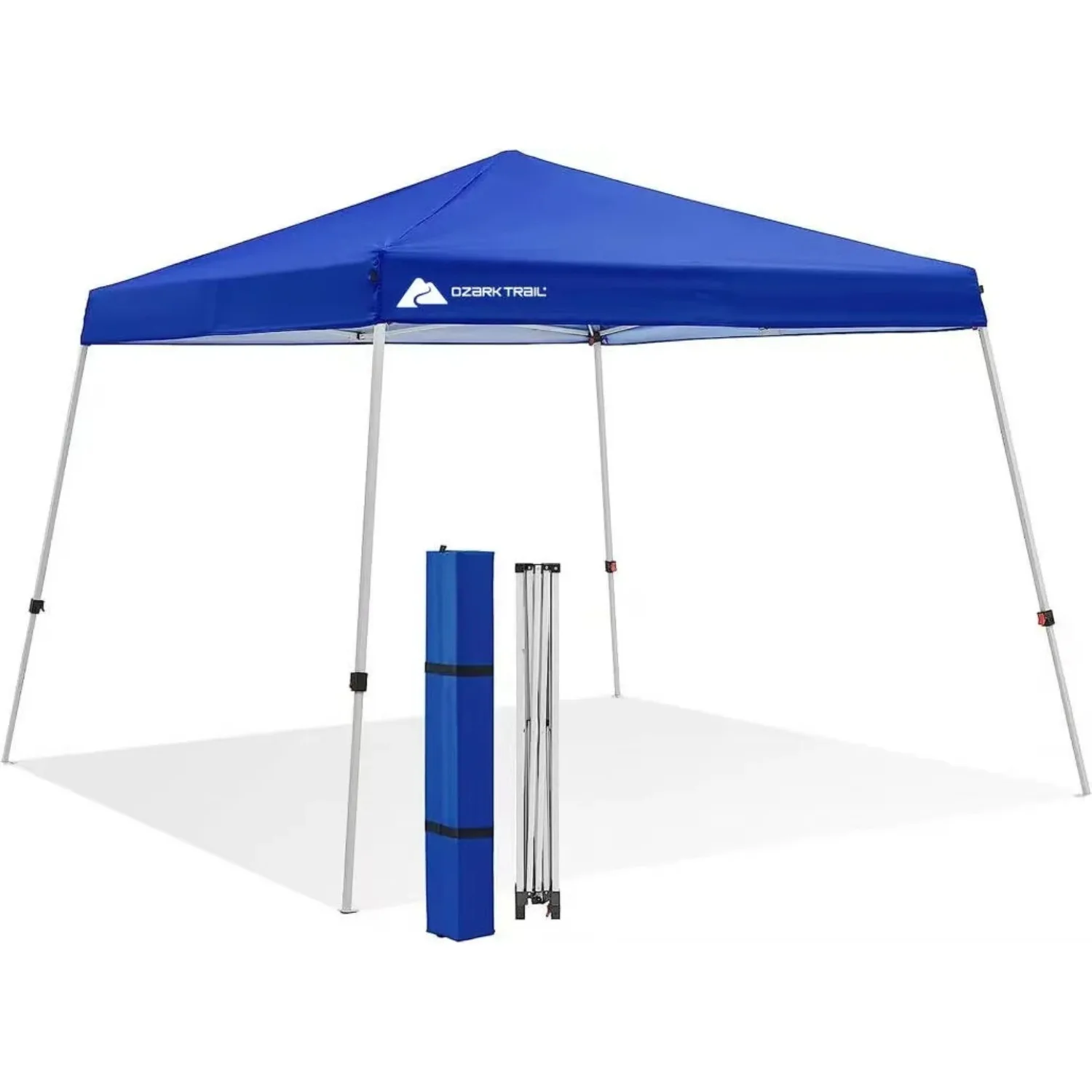 Imagem -05 - Ozark Trilha-tenda 10 x 10 Instantânea Inclinada Perna Pop-up Dossel Abrigo de Sombra ao ar Livre Cor Azul