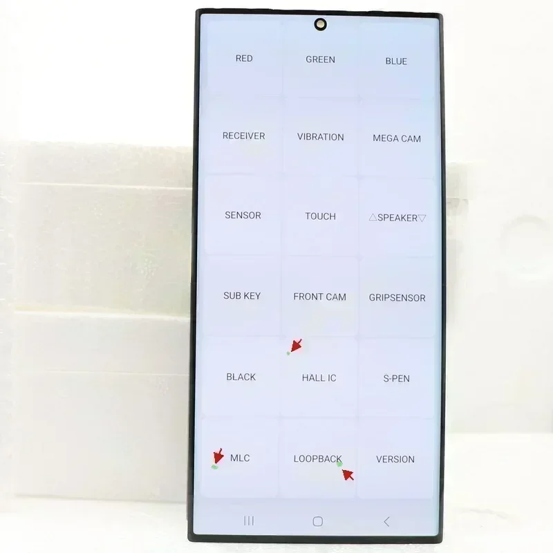Wyświetlacz AMOLED 6.8" S23 Ultra, kompletny moduł ekranu do Samsung Galaxy S23 Ultra S918B S918B/DS, wyświetlacz LCD, części do ekranu dotykowego. — zdjęcie produktu 4