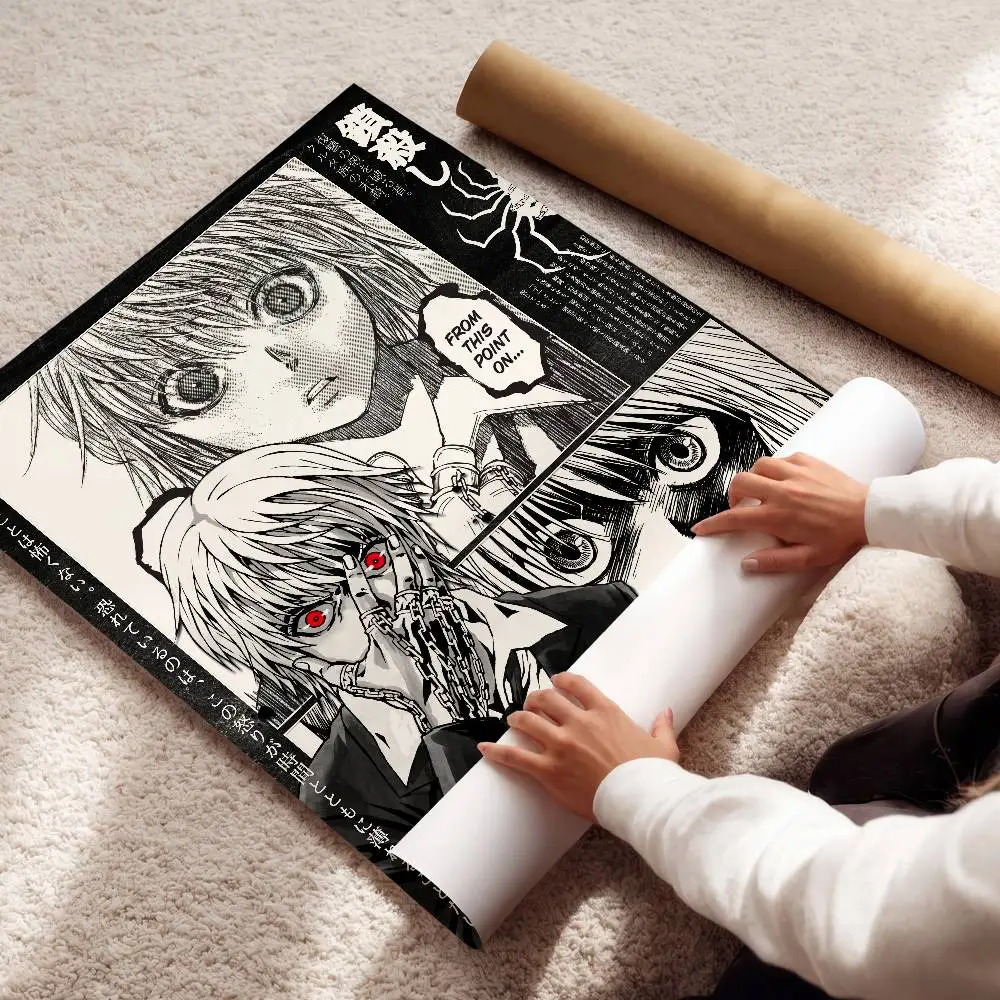 Hunter x Hunter Kurapika Anime Manga Poster Album Art Cover Wall Waterproof Paper Sticker For Living Room Home Decor