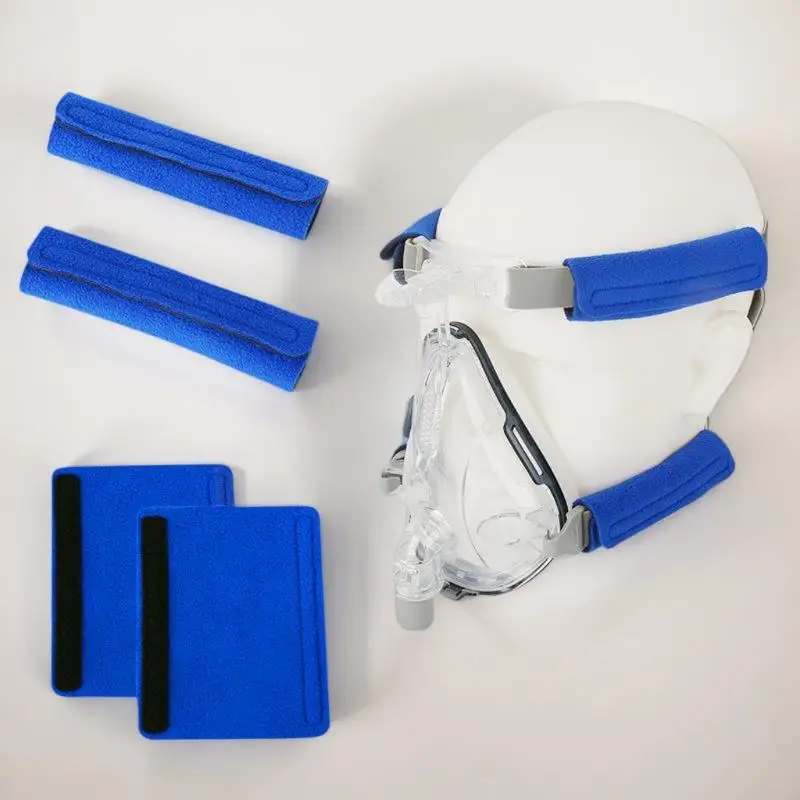 4 قطع من أغطية حزام CPAP، وسادات مريحة لحزام CPAP، وسادات وجه CPAP، لوازم مريحة، غطاء قناع، وسادات عالمية وقابلة لإعادة الاستخدام #2
