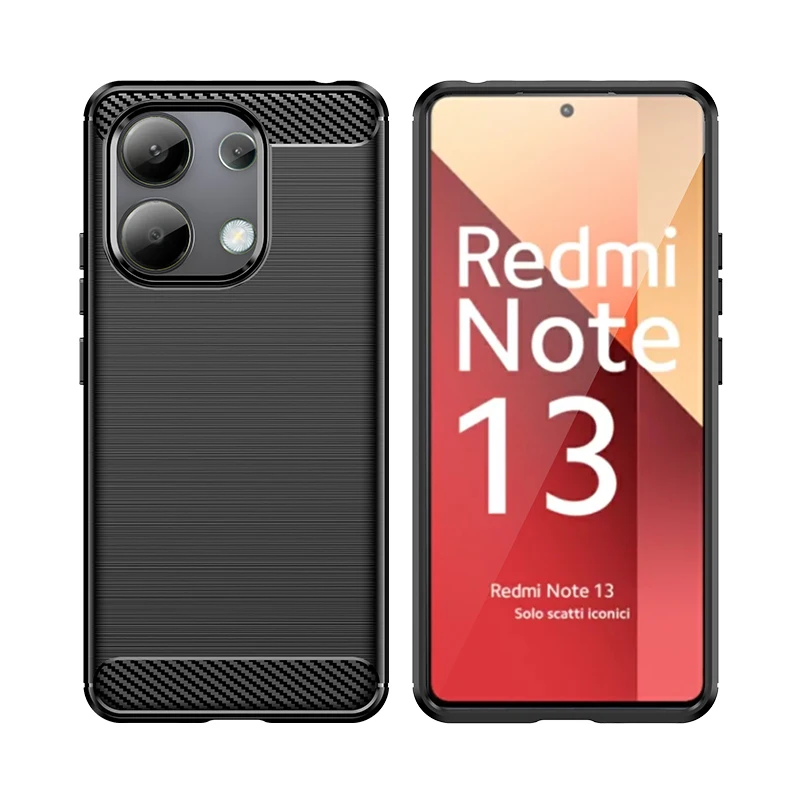 For Redmi Note 13 4G Global Case for Xiaomi Redmi Note 13 Cover Funda Soft Silicon TPU Shockproof Phone Bumper For Redmi Note 13