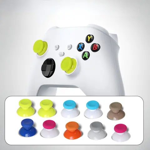 Xbox One 버섯 헤드 고무 캡 수리용 여러 색상 컨트롤러 Joytick 캡 Xbox 시리즈 S X용