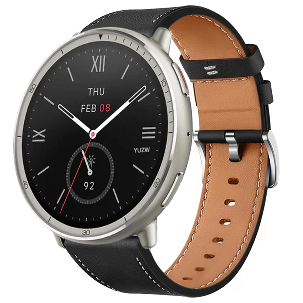 22 20Mm Leather Str… - image