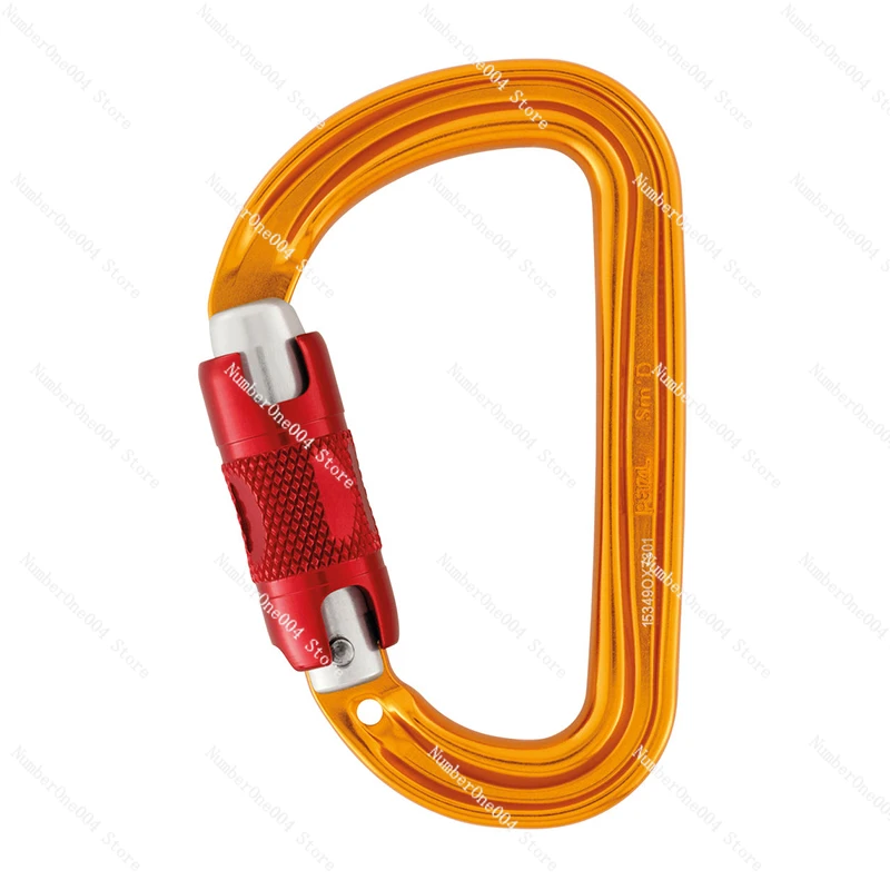 Suitable for Sm'D M39 rock climbing and ice climbing D-type anti loss hole light small quick hanging point main lock