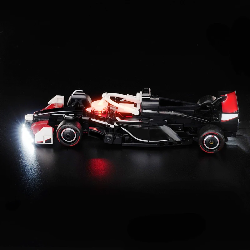 Set di illuminazione LED Lazishi 77250 adatto per MoneyGram Haas F1 ®    Regalo per l'illuminazione dell'auto da corsa Team VF-24 (escluse blocchi)