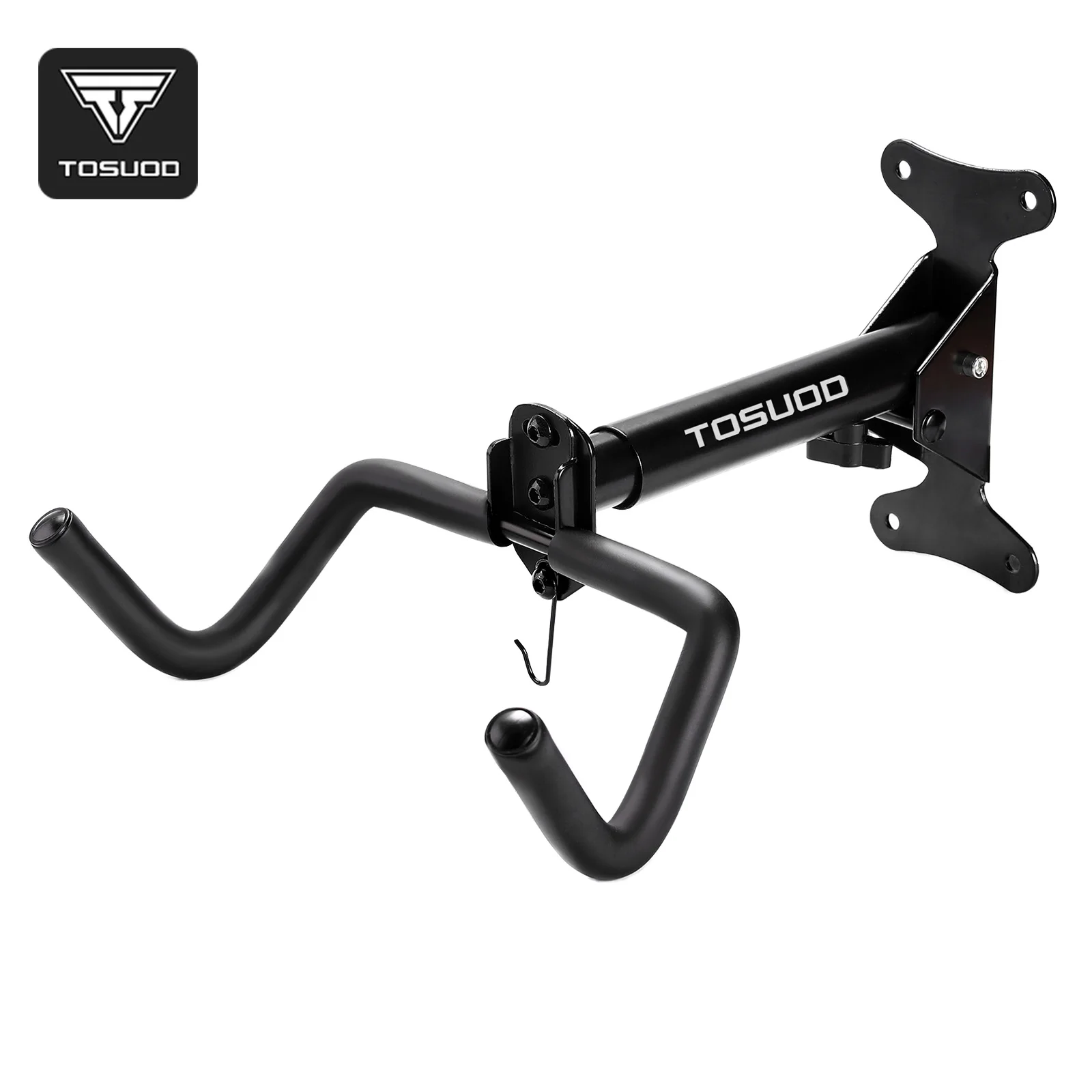 AliExpress TOSUOD Bicycle Wall-mounted Rack Home Adjustable TPE Steel Durable Dispaly Storage Stand Scratchproof Bike Hangling Equipment