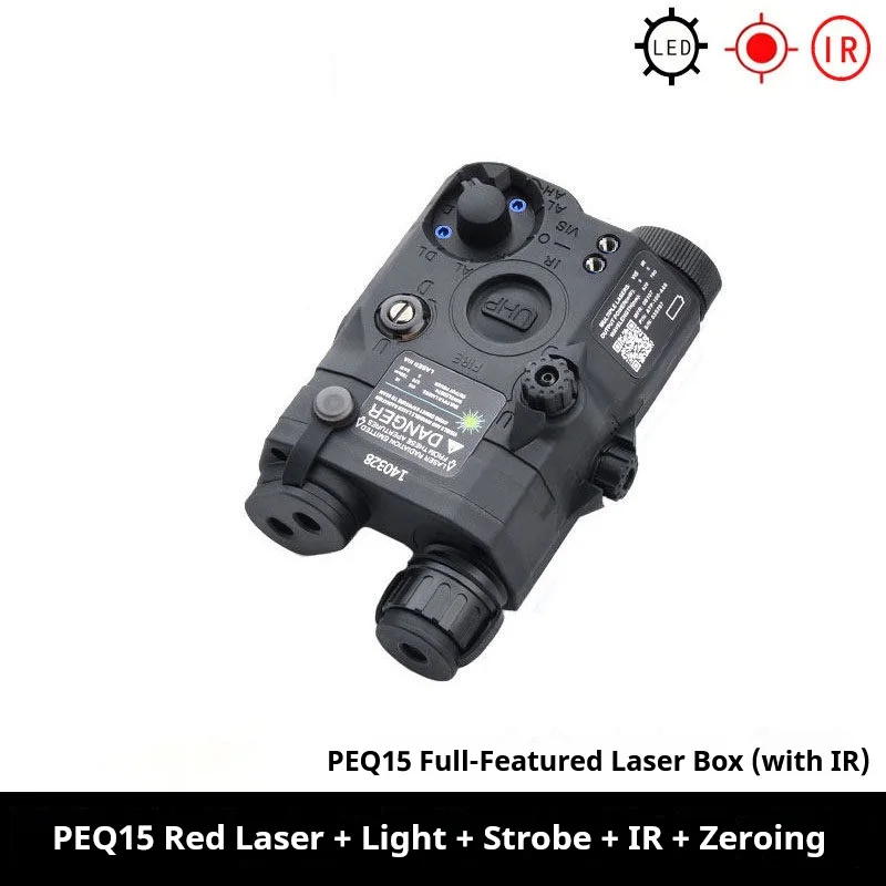 Tactical Metal L3 NGAL PEQ Laser Strobe Light Red Green for Surefire M300 M600 Hunting Flashlight Dual Function Switch