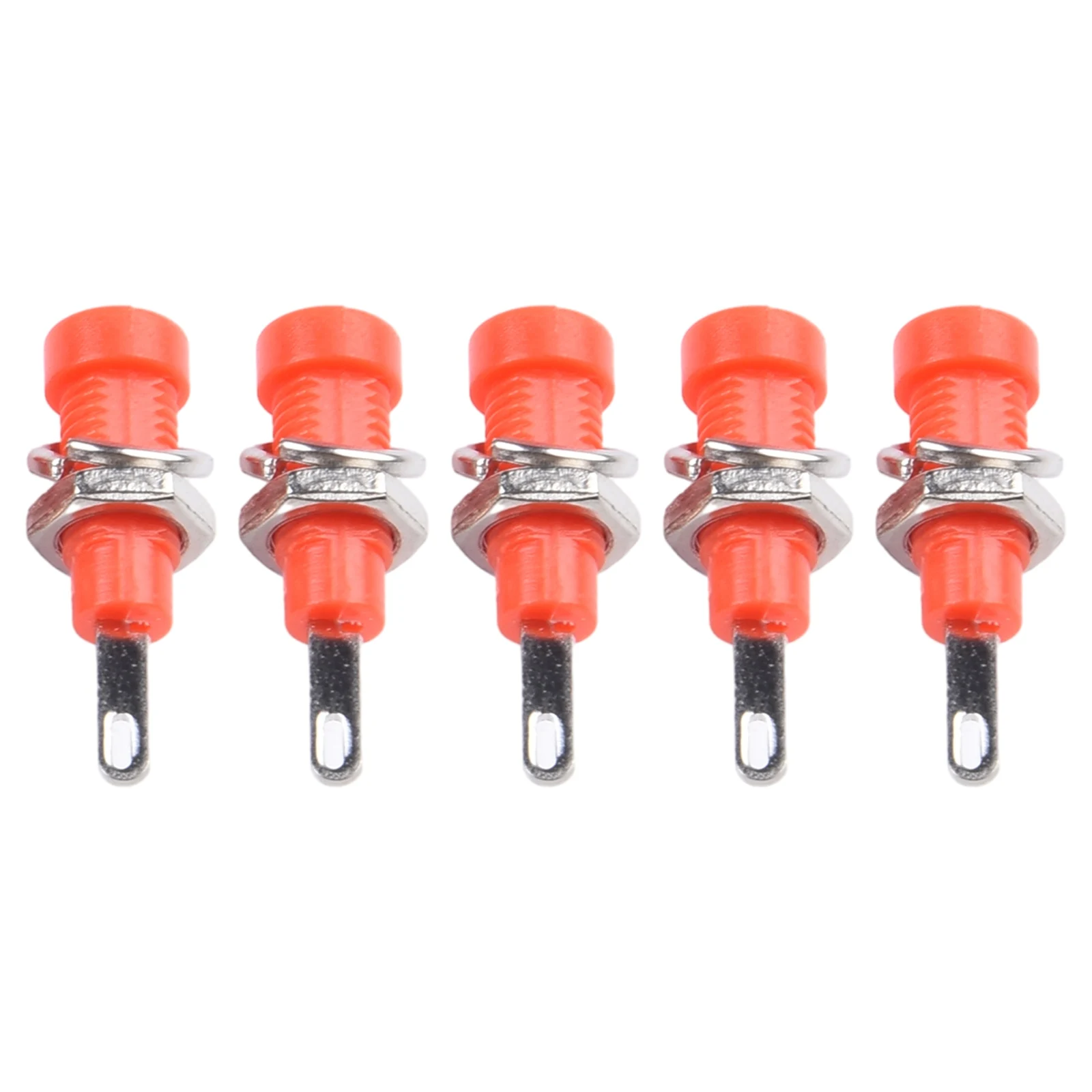 10PCS 2mm Banana Socket Terminal for Lab Equipment Wiring Featuring Copper Core Nickel Plated and PA Safety Insulation
