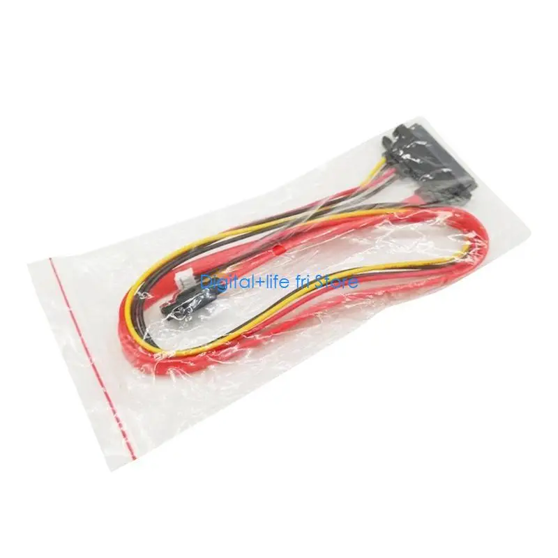 E06D 22-pin (7+15) Male to Female Data Power Extension Cable for 2.5 