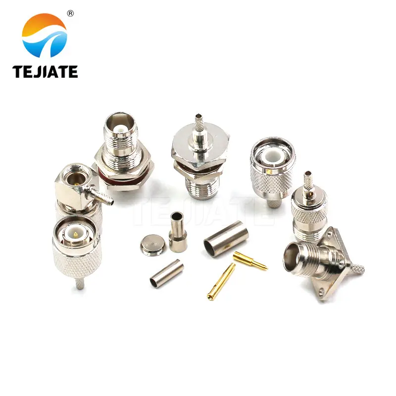 1PCS TNC-KY/J/KF/JW For RG316/RG58/RG142 Cable Unwired Female and Male Coaxial Connector