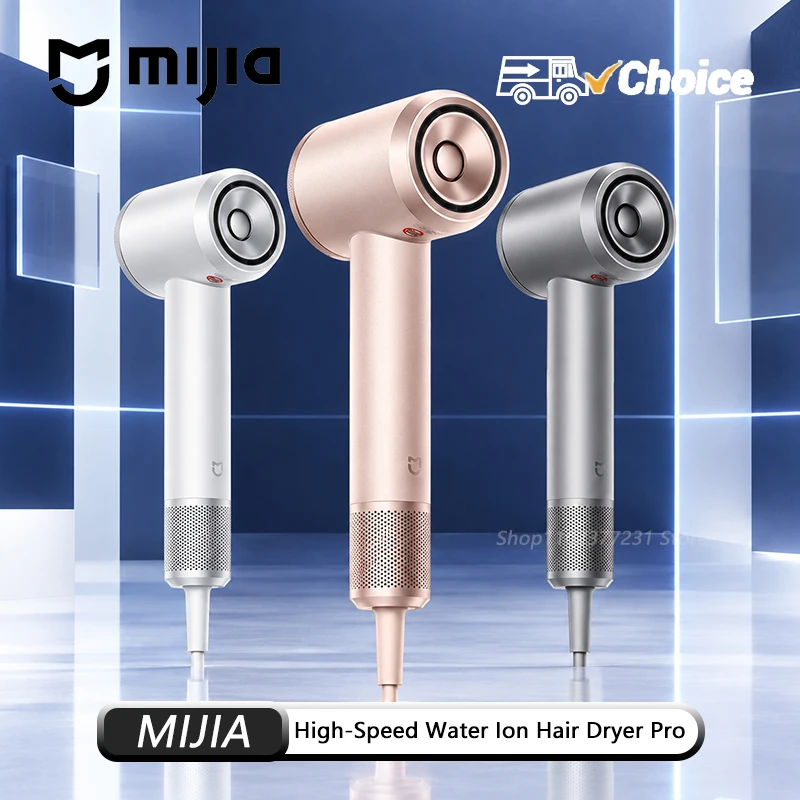 Original NEW MIJIA High-Speed Water Ion Hair Dryer Pro NTC 200 Temperature Checks per Second TOF Distance Sensing 72m/s 1600W CN