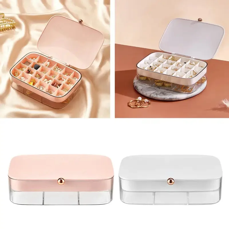 

Jewelry Storage Compartments Stylish multi-layer waterproof storage box Ideal for organizing and storing jewelry