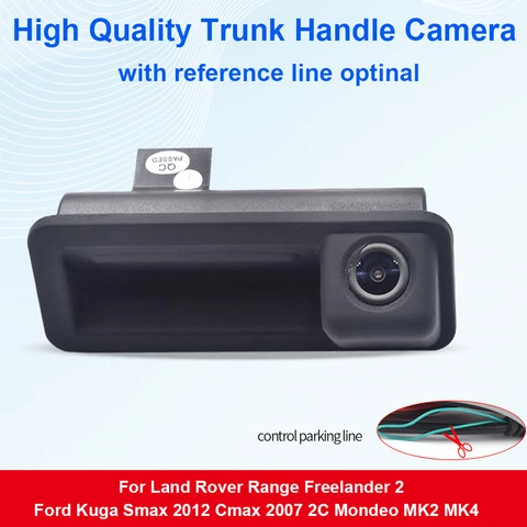 Водонепроницаемая HD-камера заднего вида для Land Rover Range Freelander 2, Ford Kuga, S-Max 2012, C-Max 2007, 2C, Mondeo MK2, MK4