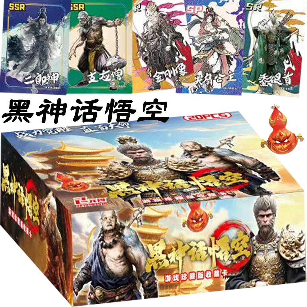 Original Black Myth: Wukong Cards Genuine Collection Handsome Popular Monkey Sun Game Protagonist Character Cards Kid Hobby Gift