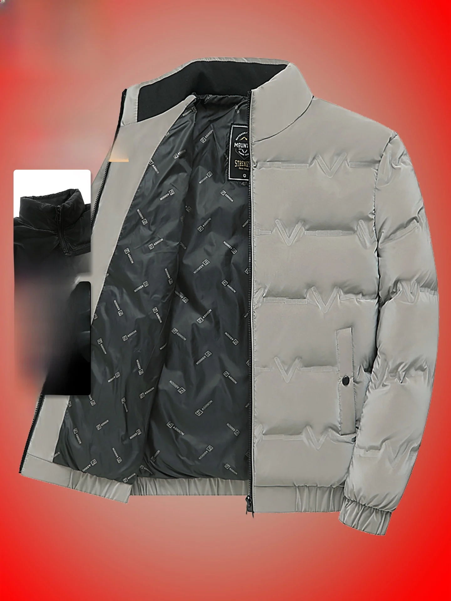 

Мужская утепленная хлопковая куртка TUCANO с воротником-стойкой, теплая, модная, осенне-зимняя верхняя одежда, приталенный крой, городской стиль