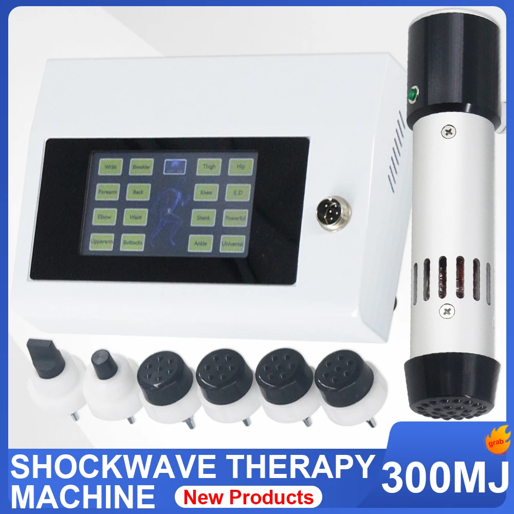 Professional Shock Wave Therapy Machine For ED Treatment And Elbow Pain Relief Physiotherapy Shockwave Relaxation Massager 300MJ