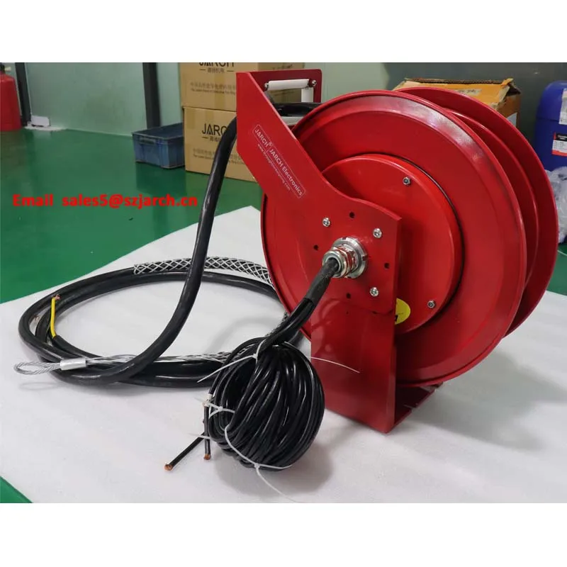 Retractable Ethernet Electric Cable Reel DMX Cable Reel For Theatrical Lighting Bar Stage LED Video