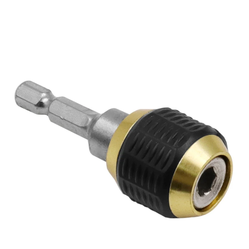 2pcs Hex Shank 60mm Keyless Drill Chuck Screwdriver Impact Driver Adaptor Drill Bit Tool Quick Change Convertor Adapter Tools