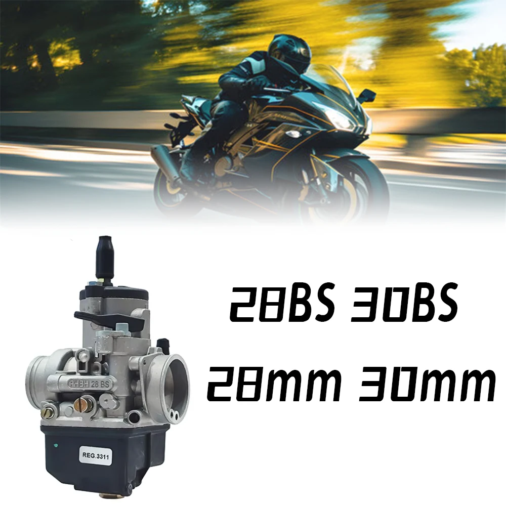 

PHBH 28BS 30BS Motorcycle Carburetor Dellorto 28mm 30mm Racing Carb for Dellorto 4 Stroke 200-300cc Engine Motorcycle ATV UTV
