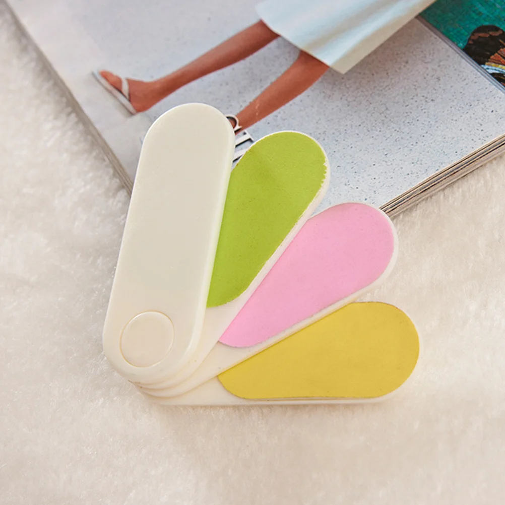 

4pcs Baby Nail Care Kit Lovely Nail Clippers File Tweezer Scissors Portable Baby Manicure Set for Newborn Infant Toddler(White)