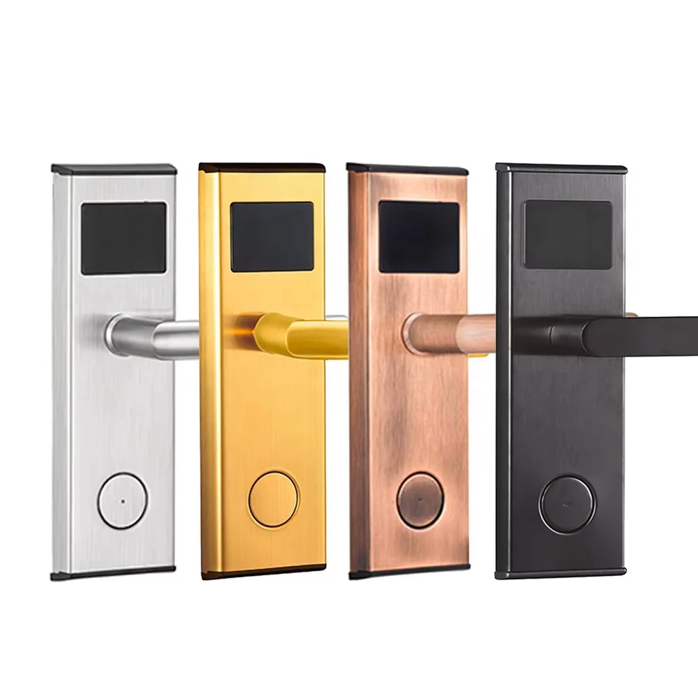 

Manufacturer Intelligent Wireless Keyless Electronic Swipe Card Rfid Card Reader Hotel Door Lock Smart RFID Hotel Lock System
