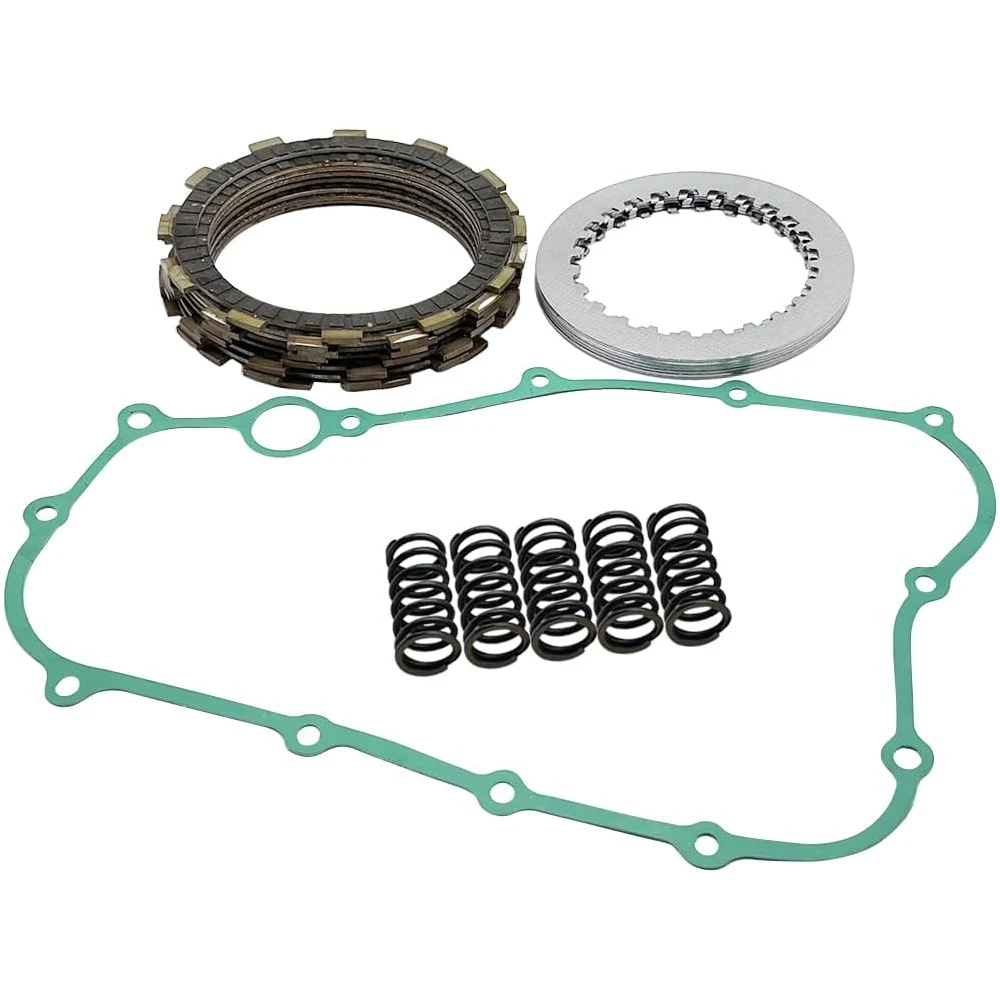 Clutch Plates Kit Heavy Duty Springs & Cover Gasket For Honda CRF250R 2008 2009 CRF250X 2004-2017