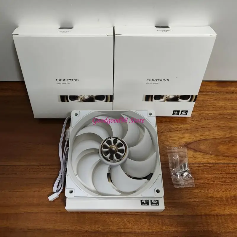 12CM Computer Fan Plastic Metal Structure Efficient Heat Dissipation PWM