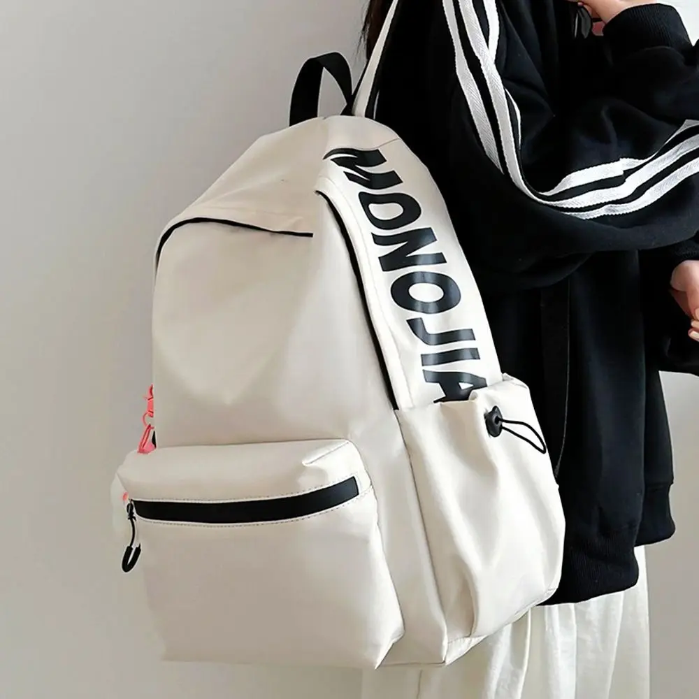 Simple Large Capacity Backpack Nylon Ultra-light Schoolbag Travel Knapsacks