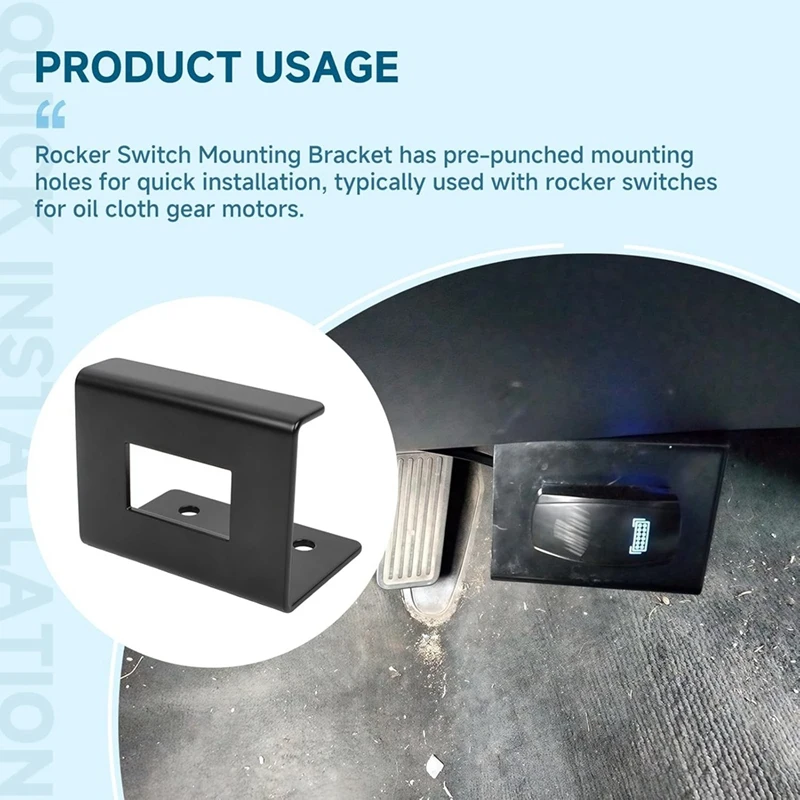 Super Sale 2pcs 3014188 Rocker Switch Mounting Bracket for Truck,Mounting Toggle Switch (with Rocker Switch 3014187,Not Included