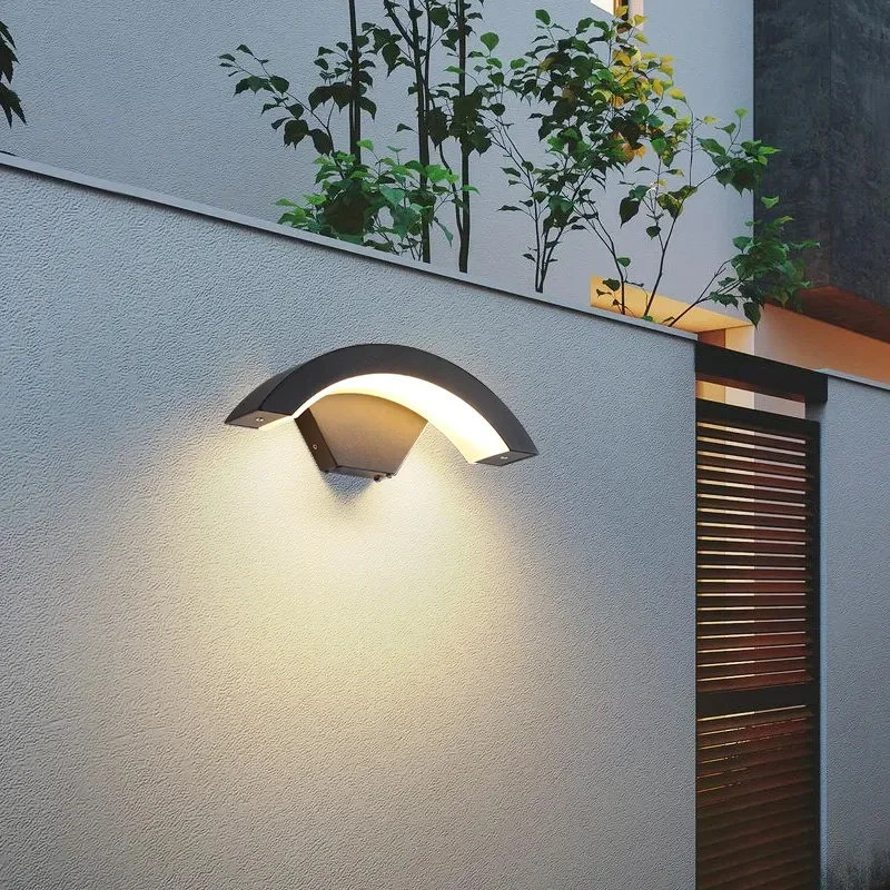 

Outdoor Wall Light Waterproof Radar Motion Sensor Outdoor Lighting Porch Sconce Balcony Garden Outside Wall Lamp Vestibule