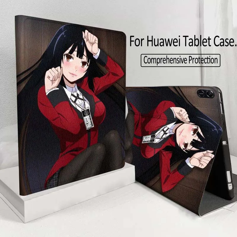 

Anime K-Kakeguruis Art Cool For Huawei MatePad M5 T5 SE 11 Pro Honor Tab 5 V7 V8 X9 GT 10.1 10.8 Inch Tablet Case